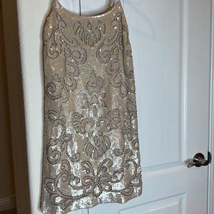 NEEDLE & THREAD SEQUIN DRESS
